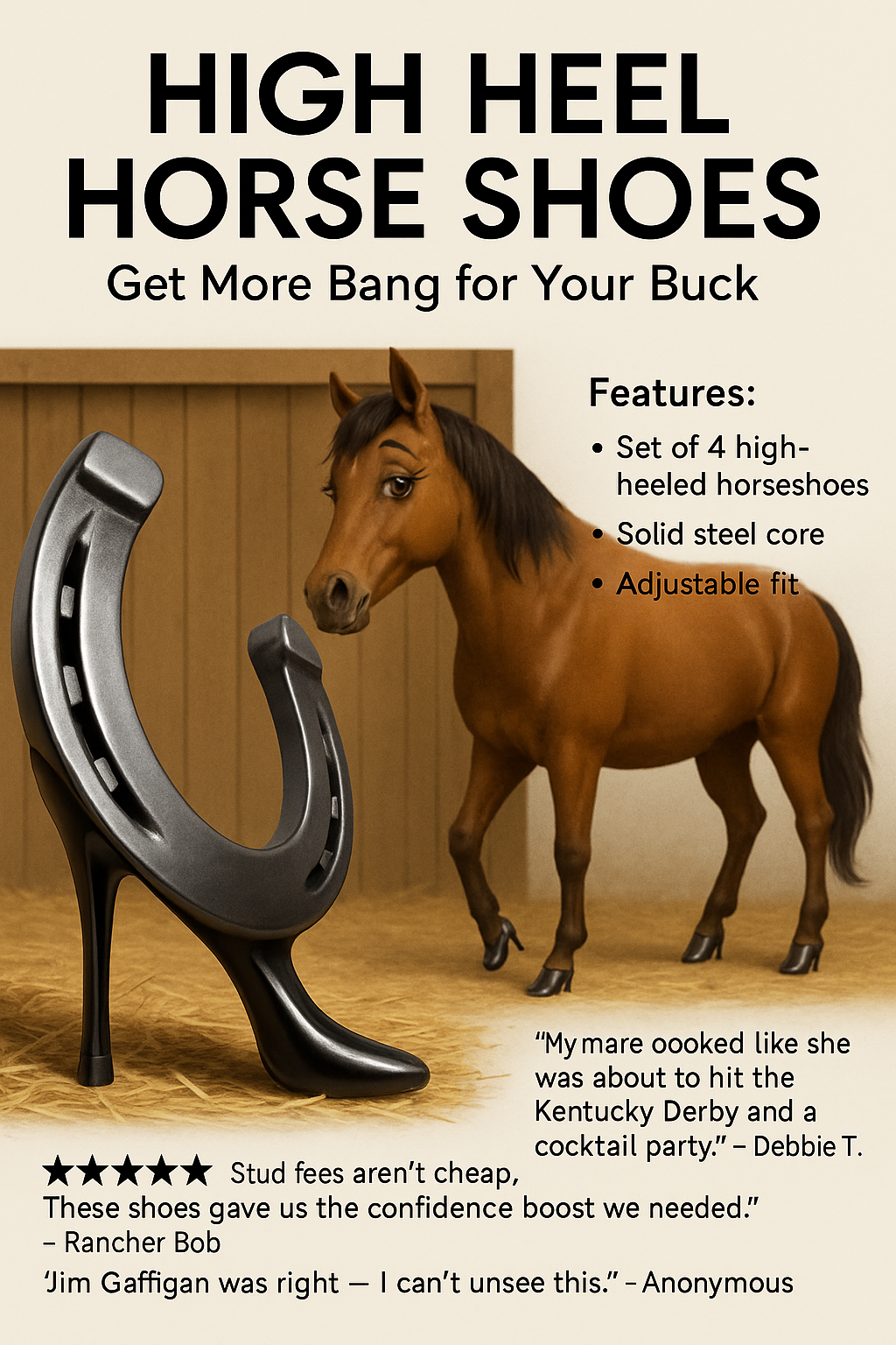 HIgh Heel Horse Shoes